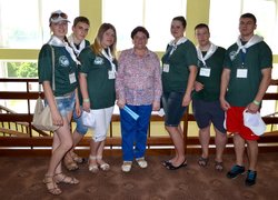 Фото з Головою Котелевської районної державної адміністрації, Героєм України Тетяною Корост